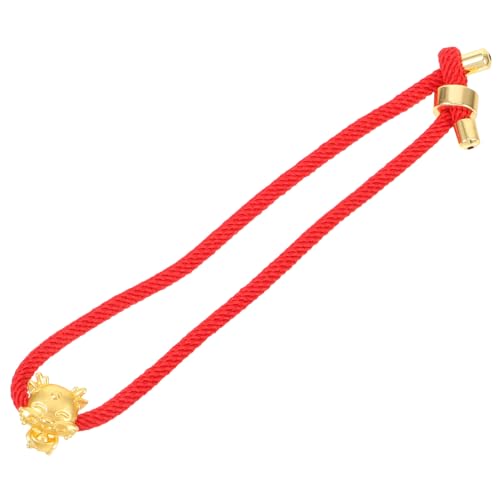 FOMIYES Zodiac Dragon Armband Verstellbares Chinesisches Schutzarmband Elegantes Neujahrsarmband für Damen und Herren Handgefertigtes Drachenjahr Schmuckstück Symbol für Glück und von FOMIYES