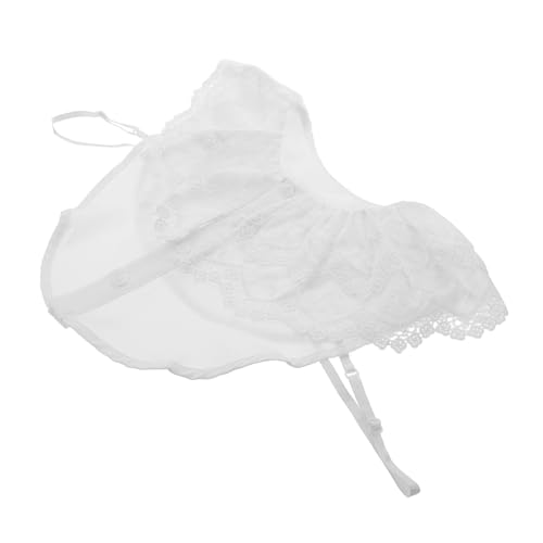 FOMIYES Fashion Fake Collar Für Damen Abnehmbarer Weißer Blusenkragen Halber Hemdbluse Krageneinsatz Für Vielseitige Anlässe Weiches Polyester Einzigartiges Design Für Jeden Look von FOMIYES