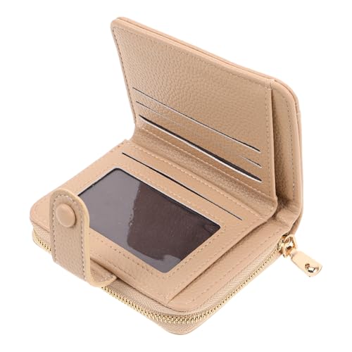 FOMIYES Kleine Damen Geldbörse Kartenetui Mit Mehreren Steckplätzen Pu Material Kurze Schmale Brieftasche Für Alltag von FOMIYES