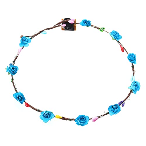 FOMIYES Kopfschmuck Kränze Blumengirlande Blumenkranz Stirnband Leuchtendes Stirnband Blütenkopf Mori Reisen von FOMIYES