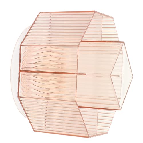 FOMIYES Rotierende Make-up-box Lazy Susan Fach Für Stifte Und Bleistifte Desktop-stifthalter Pinselhalter Drehbarer Make-up-pinsel-organizer Haarbürste Büro Lippenstift Plastik von FOMIYES