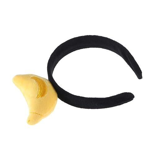 FOMIYES Plüsch Haarreif Bananen Stirnband für Kinder und Erwachsene Süße Früchte Kopfbedeckung für Partys Cosplay und Bühnenaufführungen Elastisches Haaraccessoire von FOMIYES
