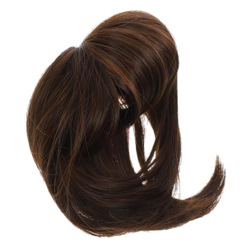 FOMIYES unsichtbare Perücke synthetic wig haarschmuck für damen Kurzhaarperücken Spitze-Front-Topper dünner werdendes Haarteil Frauenhaarperücke Block neu ausgeben Perückenstück Kamm von FOMIYES