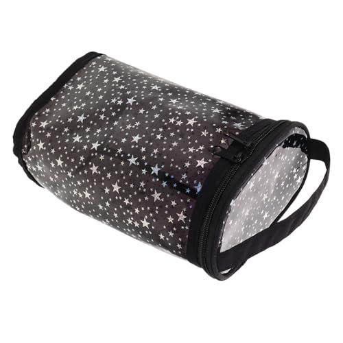 FOMIYES wasserdichte Große Kulturtasche Transparent mit Viel Stauraum Robuster Reißverschluss Praktisch für Damen und Herren für Reise Bad und Makeup Organisation Schwarz von FOMIYES