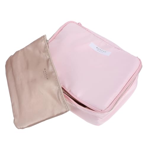 FOMIYES Reisetasche Für Make-up wasserdichte Kulturtasche Für Damen Tragbare Reise-Make-up-Aufbewahrungstasche Mit Trennwand Und Griff Kulturbeutel Für Unterwegs von FOMIYES