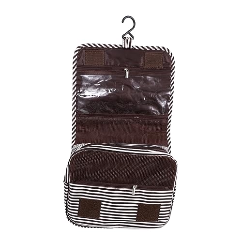 FOMIYES wasserdichte Kosmetiktasche Sichtbare Lagerung Organizer Gestreiften Kulturbeutel Praktische Aufbewahrungstasche Für Make-up Und Reisen von FOMIYES