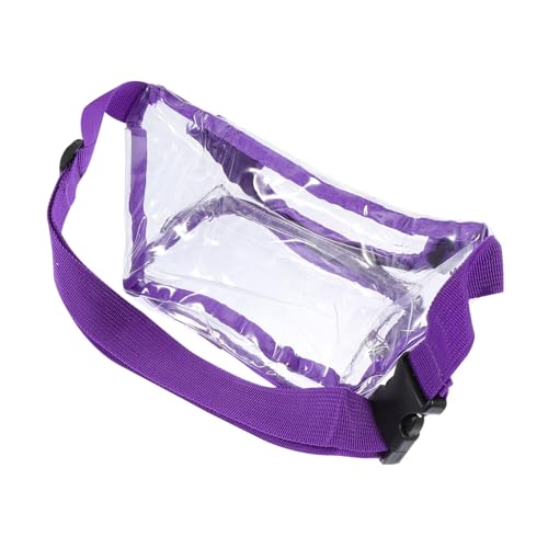 FOMIYES wasserdichte Transparente Bauchtasche PVC Leichte Gürteltasche mit Glattem Reißverschluss Vielseitiger Stauraum für Outdoor Sport Jogging Wandern Camping Geeignet für Damen und von FOMIYES