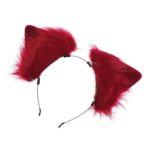 Haarpflegezubehör 1 Stück Tier-Stirnband Halloween-Dekor Hasen-Dekor Kinder-Dekor Katze Tier-Stirnbänder Für Kinder Cosplay-Stirnband Ohren Weiblicher Kopf Dekor Stirnband von FOMIYES