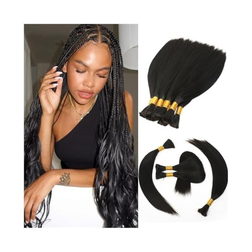 Flechthaar, Frauen flechten Perücken und Extensions von Zöpfen Haarverlängerungen(16 Inch) von FOMWWVYS