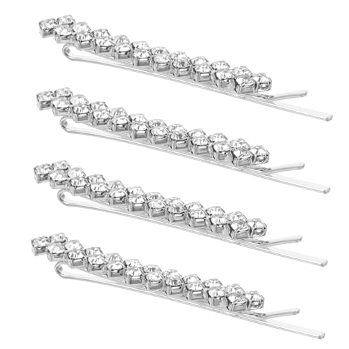 FONDOTIN 1 Satz Stylische Haarklammern mit Metall Haarspangen mit Strass Eleganter Haarschmuck für Damen für Hochzeiten und Partys Langlebig und FONDOTIN 1 Satz Stylische Haarklammern mit Metall Haarspangen mit Strass Eleganter Haarschmuck für Damen für Hochzeiten und Partys Langlebig und von FONDOTIN