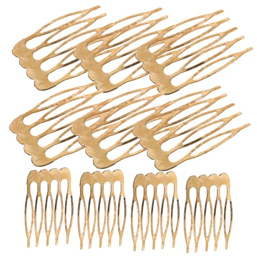 FONDOTIN 10 Stück Haarkämme für Dekorative Seitenkämme für Hochzeitsfrisuren Bastelbedarf und Haaraccessoires für Hochzeiten Partys und Alltag von FONDOTIN