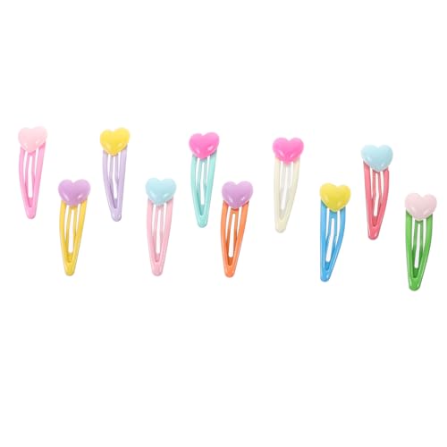 FONDOTIN 10 Stück Teiliges Candy farbige Haarklammern Mädchen Niedliche Clips Mit Rutschfestem Metallclip Fester Griff Leicht Und Komfortabel Für Alltag Und Party Zufällige Zufällige Farbe von FONDOTIN