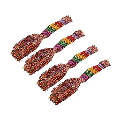 FONDOTIN 100 Stück Bunte Handgewebte Armbänder für Frauen und Männer Verstellbar für Freundschaft Partys und Alltag Farben Zufällig Zufällige Farbe Zufällige Farbe von FONDOTIN