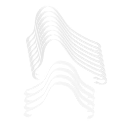 FONDOTIN 12 Stück Teiliges Acryl Schuhstützen Transparent Hochelastisch Dicke Sandalenhalter Für Damen Schuhe Laden Heimgebrauch Langlebig Robust Schuhdisplay Zubehör von FONDOTIN