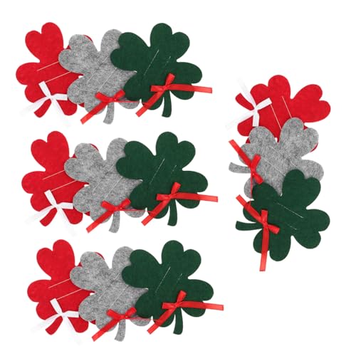 FONDOTIN 12 Stück Teiliges Geldklammer mit Weihnachtsmotiv Design Kompakte Geldbörsen in Rot Grün und Multifunktionale Kartenhalter für Herren für Bargeld und Karten bei Festen und Alltag von FONDOTIN