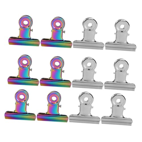 FONDOTIN 12 Stück Teiliges Nagelverlängerungs Clip für Frauen Langlebige Maniküre Fingerklemmen zur Festen Fixierung für Nageldesign DIY und Professionellen Salongebrauch von FONDOTIN