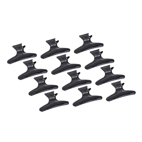 FONDOTIN 12 Stück Teiliges Schwarze Haarklammern Multifunktionale Rutschfeste Haarfixierclips Schonend zum Haar Sicherer Halt für Damen und Friseure Vielseitig für Verschiedene Frisuren FONDOTIN 12 Stück Teiliges Schwarze Haarklammern Multifunktionale Rutschfeste Haarfixierclips Schonend zum Haar Sicherer Halt für Damen und Friseure Vielseitig für Verschiedene Frisuren von FONDOTIN