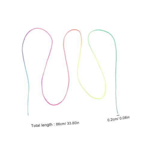 FONDOTIN 120 Stück Haarbänder für Zöpfe Leichte Bunte Haarstränge mit Farbverlauf und Silberfäden Lange Mehrfarbige Flechtbänder Wiederverwendbare Haarschmuck-accessoires für Mädchen Party von FONDOTIN