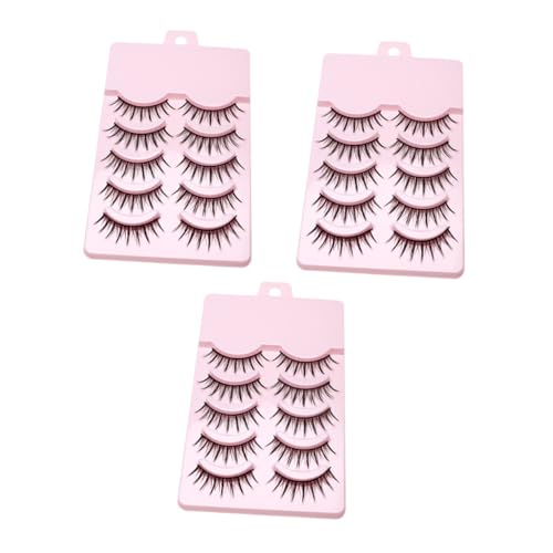 FONDOTIN 15 Paare Natürliche Lange Falsche Wimpern Verlängerung Dichte Zarte Flauschige Wimpern Einfach Anzubringen Wiederverwendbar für Damen Make up und Tägliche Anwendung FONDOTIN 15 Paare Natürliche Lange Falsche Wimpern Verlängerung Dichte Zarte Flauschige Wimpern Einfach Anzubringen Wiederverwendbar für Damen Make up und Tägliche Anwendung von FONDOTIN