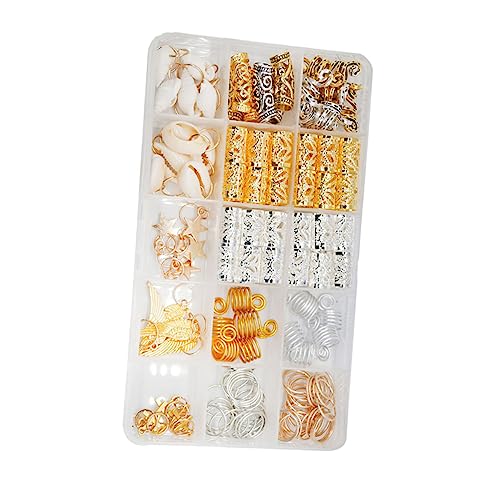 FONDOTIN 159 Stück Dreadlocks Haarschmuck Set Bunte Haarnadeln Haarklammern Metall Haarreifen für Dreadlocks Hochsteckfrisuren Feste Partys Vielseitige Haaraccessoires von FONDOTIN