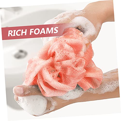 FONDOTIN 2 Sätze Teiliges Badehandtuch mit Komfortablen Peeling Handschuhen und Langem Reinigungstuch Hautfreundlich Schnelltrocknend zur Gründlichen Rücken und Körperreinigung von FONDOTIN