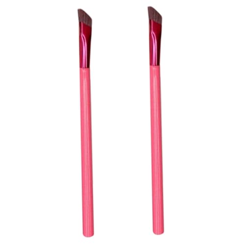 FONDOTIN 2 Stück Augenbrauenpinsel für Frauen Schräger Kosmetikpinsel Make Up Tool für Präzise Augenbrauen Vielseitig Einsetzbar mit Puder und Mascara Praktisches Design für Einfaches von FONDOTIN