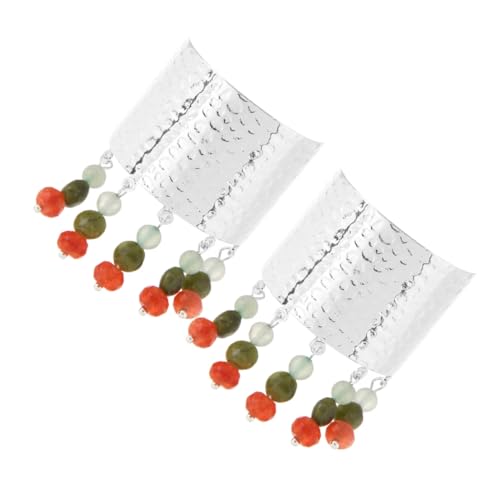 FONDOTIN 2stücke Haarschnallen Im Chinesischen Stil Haarschnallen Für Pferdeschwanz Haaraccessoires Mit Quaste Für Damen Pferdeschwanz-haarspange Für Stilvolle Frisuren Und von FONDOTIN