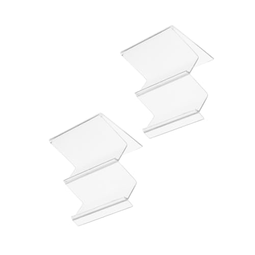 FONDOTIN 2 Stück Doppelpack Acryl Wallet Halter Ständer mit Doppeltem Fach Stabile Transparente Desktop Display Halter für Geldbörsen Schmuck Brillen und Vielseitige Aufbewahrung FONDOTIN 2 Stück Doppelpack Acryl Wallet Halter Ständer mit Doppeltem Fach Stabile Transparente Desktop Display Halter für Geldbörsen Schmuck Brillen und Vielseitige Aufbewahrung von FONDOTIN