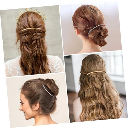 FONDOTIN 2 Stück Einstellbare Haarkämme Teiliges aus Metalllegierung Stilvolle Haarspangen für Damen und Mädchen Elegant und Langlebig Geeignet für Alltag und Festtagsfrisuren in Gold und von FONDOTIN