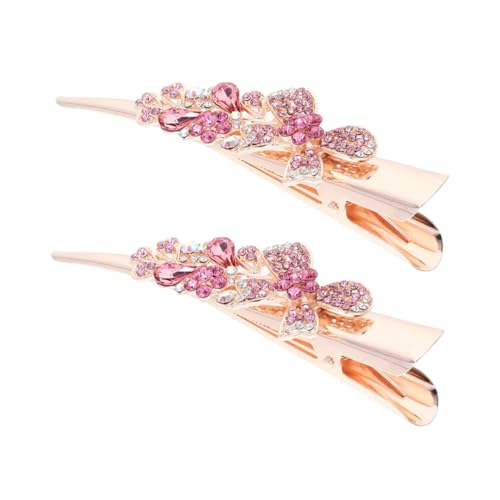 FONDOTIN 2 Stück Große Strass Haarklammer Schmetterlingsschleife Metallclip Rutschfest Zinklegierung Haarschmuck Damen Mädchen für Hochzeit Party und Alltag FONDOTIN 2 Stück Große Strass Haarklammer Schmetterlingsschleife Metallclip Rutschfest Zinklegierung Haarschmuck Damen Mädchen für Hochzeit Party und Alltag von FONDOTIN