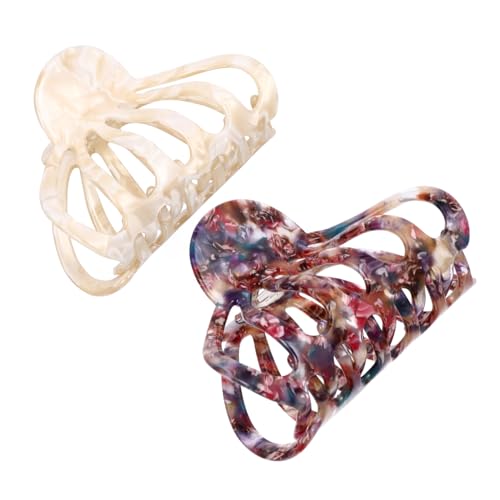 FONDOTIN 2 Stück Große Vintage Haarklammern mit Geometrischem Metall Design Starker für Dickes und Haarspangen für Damen und Mädchen Vielseitig für Alltag und Festlichkeiten von FONDOTIN