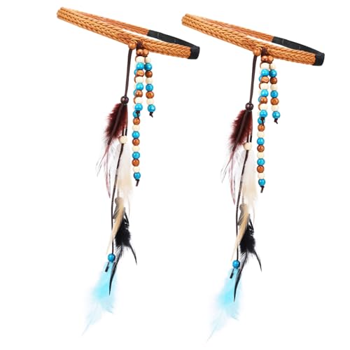 FONDOTIN 2 Stück Haarband mit Quasten Haarschmuck für Damen und Vielseitiges Kopfschmuck für Besondere Anlässe Farbige Lange Federn Modisches Accessoire Zufällige Farbe Zufällige Farbe FONDOTIN 2 Stück Haarband mit Quasten Haarschmuck für Damen und Vielseitiges Kopfschmuck für Besondere Anlässe Farbige Lange Federn Modisches Accessoire Zufällige Farbe Zufällige Farbe von FONDOTIN