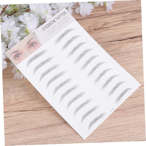 FONDOTIN 2 Stück Imitation Augenbrauenaufkleber Natürliches Haar design Einfach Anzuwenden Langanhaltend für Männer und Frauen mit Dünnen oder Hellen Brauen Schmerzfrei Schnelle FONDOTIN 2 Stück Imitation Augenbrauenaufkleber Natürliches Haar design Einfach Anzuwenden Langanhaltend für Männer und Frauen mit Dünnen oder Hellen Brauen Schmerzfrei Schnelle von FONDOTIN