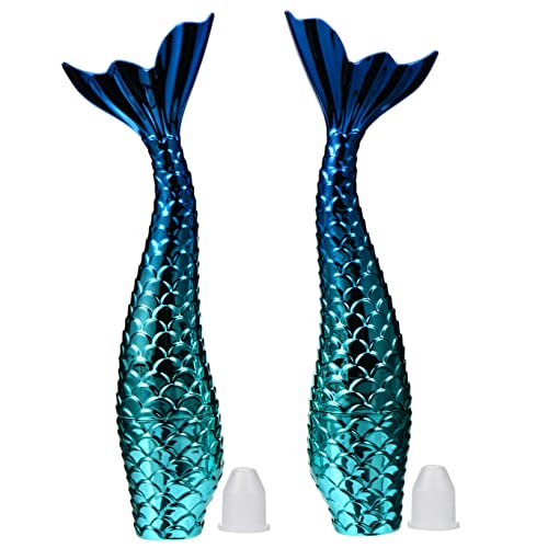 FONDOTIN 2 Stück Nachfüllbare Mermaid Eyeliner Flasche wasserdichte Kosmetikbehälter für Eyeliner und Wimpern für Reisen und Täglichen Gebrauch Leicht und Auslaufsicher FONDOTIN 2 Stück Nachfüllbare Mermaid Eyeliner Flasche wasserdichte Kosmetikbehälter für Eyeliner und Wimpern für Reisen und Täglichen Gebrauch Leicht und Auslaufsicher von FONDOTIN