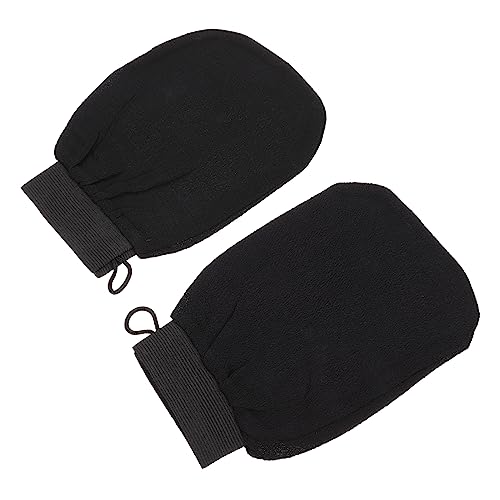 FONDOTIN 2 Stück Peelinghandschuhe für Dusche Kreative Badehandschuhe mit Rutschfestem Design Leicht und Tragbar für Gründliche Körperreinigung für Damen und Herren von FONDOTIN