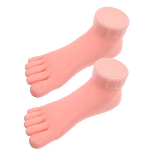 FONDOTIN 2 Stück Realistisches Nagel Übungsfuß Modell Teiliges Langlebig und Tragbar Weiches Silikon Weibliches Fuß Mannequin für Nageldesign Zehennagel Übung und Fußkettchen Display für FONDOTIN 2 Stück Realistisches Nagel Übungsfuß Modell Teiliges Langlebig und Tragbar Weiches Silikon Weibliches Fuß Mannequin für Nageldesign Zehennagel Übung und Fußkettchen Display für von FONDOTIN