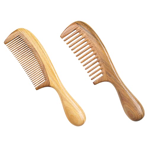 FONDOTIN 2 Stück Sandelholz Haarkamm Komfortgriff Kamm zur Kopfhautmassage Langlebig und für Damen Hautfreundlich für Entwirren und Pflege FONDOTIN 2 Stück Sandelholz Haarkamm Komfortgriff Kamm zur Kopfhautmassage Langlebig und für Damen Hautfreundlich für Entwirren und Pflege von FONDOTIN