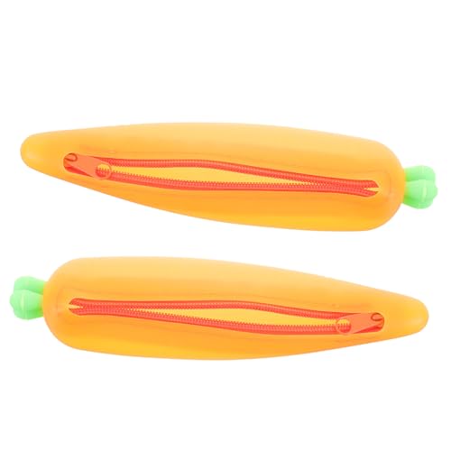 FONDOTIN 2 Stück Silikon Karotten Federmäppchen Mäppchen Cartoon Stifthalter Schreibwaren Organizer Jungen Mädchen Praktisch Tragbar Robust FONDOTIN 2 Stück Silikon Karotten Federmäppchen Mäppchen Cartoon Stifthalter Schreibwaren Organizer Jungen Mädchen Praktisch Tragbar Robust von FONDOTIN