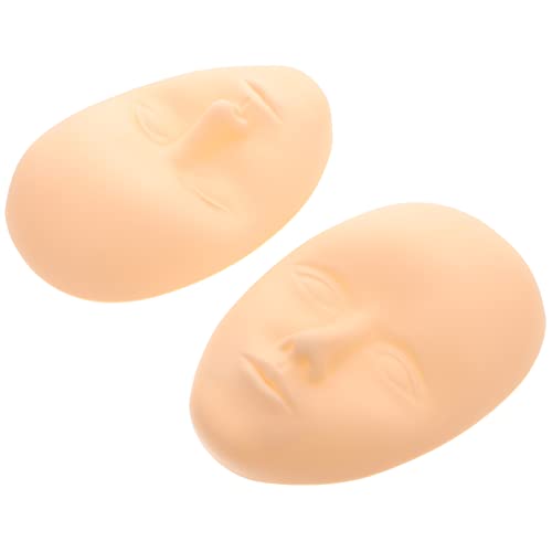 FONDOTIN 2 Stück Silikon Übungshaut für Microblading Tattoo Fake Haut für Gesichtstraining für Anfänger Profis Doppelseitige Kunsthaut für Makeup Design und Kosmetik von FONDOTIN