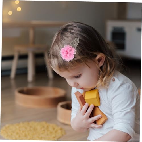 FONDOTIN 2 Stück Teiliges Flamingo Haarschmuck für Mädchen Bunte Haarspangen Glitzer Modische Haarklammern für Alltag Geburtstag und Weihnachten Geeignet von FONDOTIN