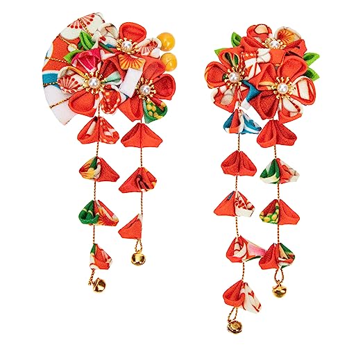 FONDOTIN 2 Stück Teiliges Japanische Haarschmuck Blumen Fächer Haarnadeln für Damen Haaraccessoires für Hochzeiten Fotoshootings und Besondere Anlässe FONDOTIN 2 Stück Teiliges Japanische Haarschmuck Blumen Fächer Haarnadeln für Damen Haaraccessoires für Hochzeiten Fotoshootings und Besondere Anlässe von FONDOTIN