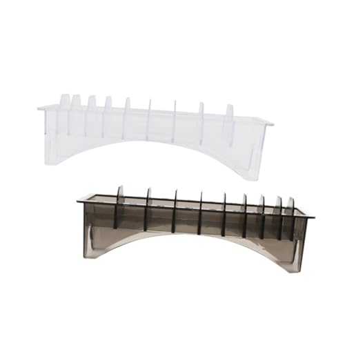 FONDOTIN 2 Stück Teiliges Limit Kamm Organizer Langlebige Haarclipper Aufbewahrungsbox Kompakt und Platzsparend Vielseitig für Salon und Heimgebrauch Robuster Werkzeughalter von FONDOTIN