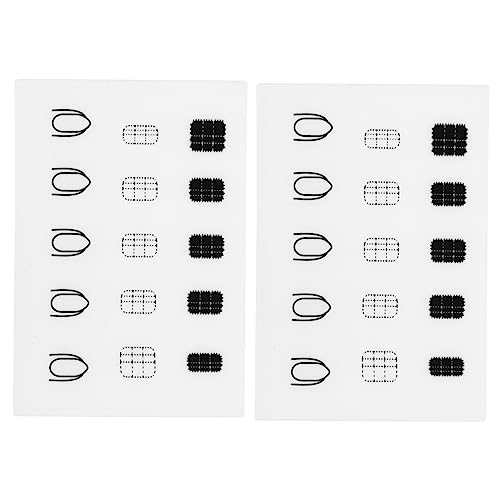 FONDOTIN 2 Stück Waschbare Silikon Maniküre Matte Nagellack Übungsunterlage Transparent Nagelkunst Stempel Schablonen Handauflage für Salonbedarf FONDOTIN 2 Stück Waschbare Silikon Maniküre Matte Nagellack Übungsunterlage Transparent Nagelkunst Stempel Schablonen Handauflage für Salonbedarf von FONDOTIN