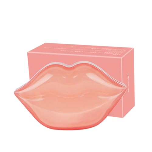 FONDOTIN 20 Stück Kollagen Lip Mask Patches mit Feuchtigkeitsspendender Essenz Pflegende Lippenpflege für Frauen Pflegend Exfolierend gegen Lippenfalten Intensive Hydration und Schutz von FONDOTIN