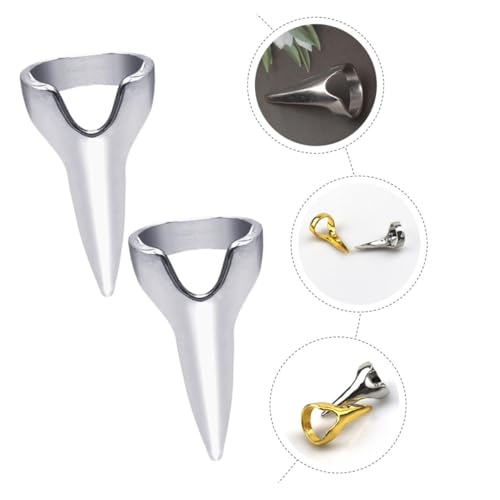 FONDOTIN 20 Stück Teiliges Friseurring Haartrennkamm aus Glänzendem Modisches Haarschmuck accessoire für Friseure Cosplay und Party Geeignet für Präzises Styling und Haarvolumen bei Damen von FONDOTIN