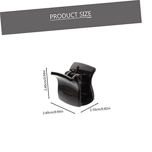 FONDOTIN 20 Stück Teiliges Kleine Schwarze Haarklammern Mini Haarspangen aus Robustem Material Klassisches Design Vielseitig für Langes Haar für Alltag und Partyfrisuren bei Mädchen und von FONDOTIN