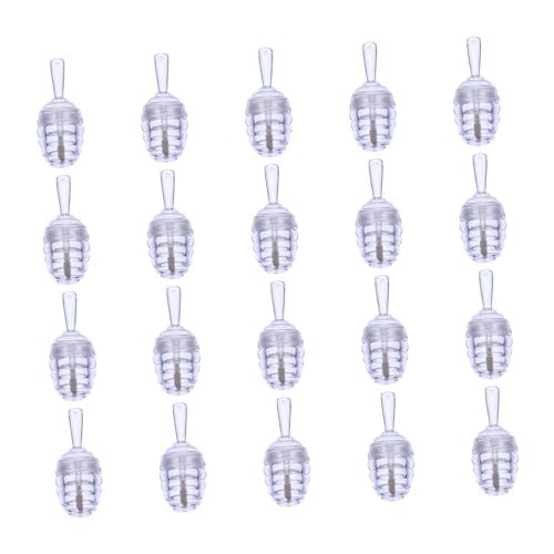 FONDOTIN 20 Stück Teiliges Leere Lippenbalsam tuben Transparent DIY Lip Gloss Behälter Leichte Wasserdichte Kunststoff lippenpflegestifte Wiederverwendbar für Reise und Geschenk von FONDOTIN