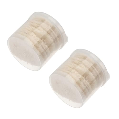 FONDOTIN 20 Stück Teiliges Rundes Gesichtsreinigungspad aus Natürlicher Pflanzenfaser Wiederverwendbar Sanftes Peeling Make up entferner Porentief Sauber Kompakte für Tägliche Hautpflege von FONDOTIN