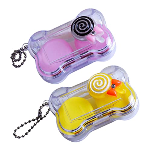 FONDOTIN 2sätze Kontaktlinsenbehälter Farbiges Etui Kleiner Organizer Tragbar Für Reisen Und Outdoor-aktivitäten Auslaufsichere Aufbewahrungsbox Linsenhalter FONDOTIN 2sätze Kontaktlinsenbehälter Farbiges Etui Kleiner Organizer Tragbar Für Reisen Und Outdoor-aktivitäten Auslaufsichere Aufbewahrungsbox Linsenhalter von FONDOTIN