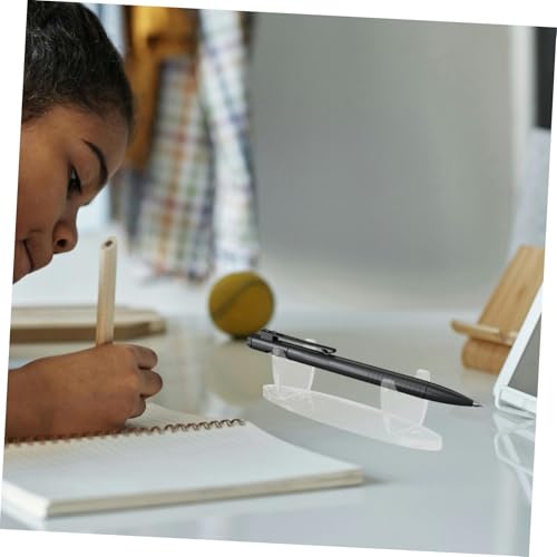 FONDOTIN 2stücke Acryl-stifthalter Vertikaler Präsentationsständer Für Bleistifte Und Make-up-pinsel Transparent Organizer Für Schreibtisch Oder Schminktisch von FONDOTIN